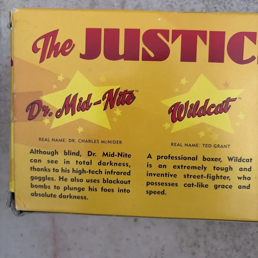 JUSTICE SOCIETY OF AMERICA PVC Set Vintage 1999 DC Direct 7 Piece New In Box New